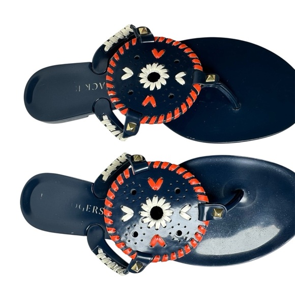 Jack Rogers Shoes - Jack Rogers Georgica Jelly Flip-Flop Thong Sandals